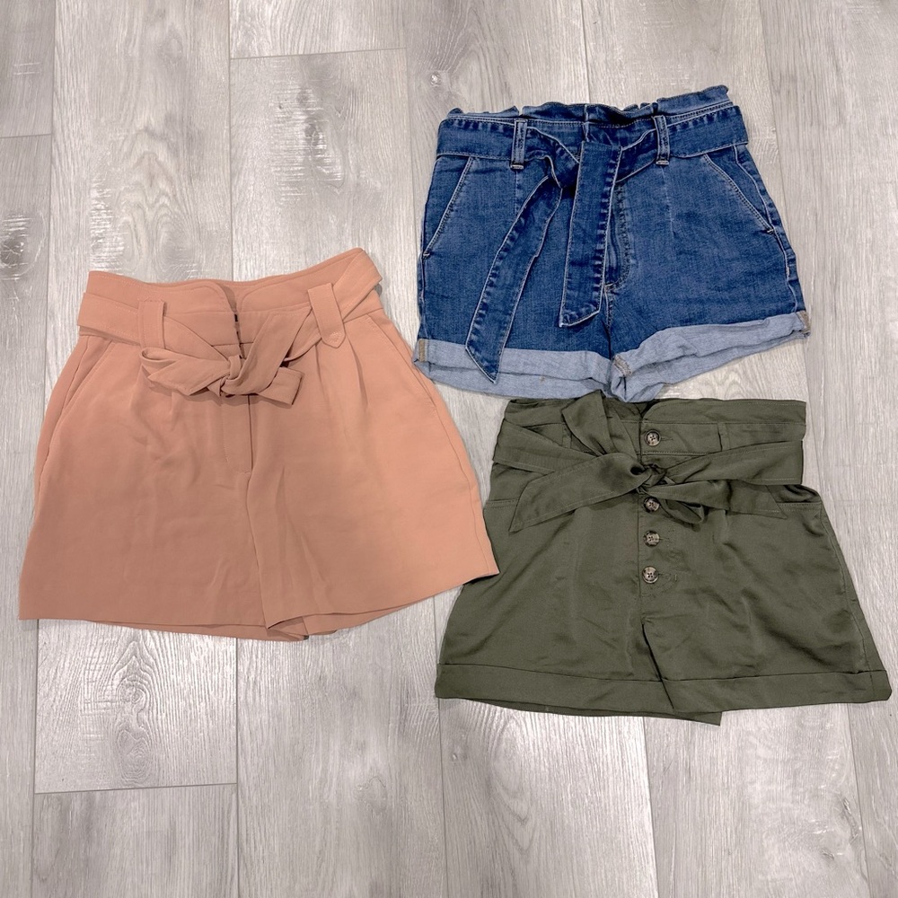 Express paperbag shorts bundle